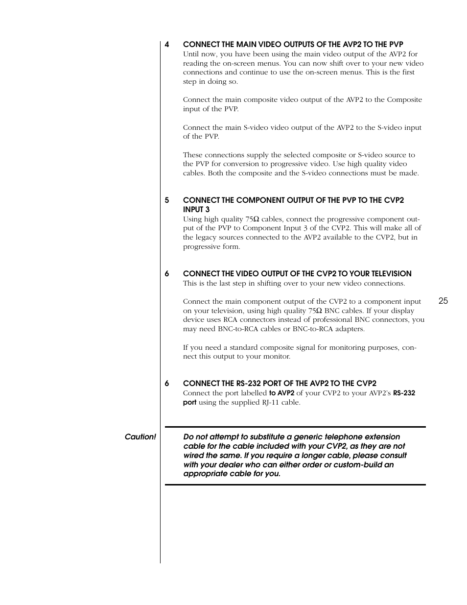 Proceed CVP2 User Manual | Page 25 / 36