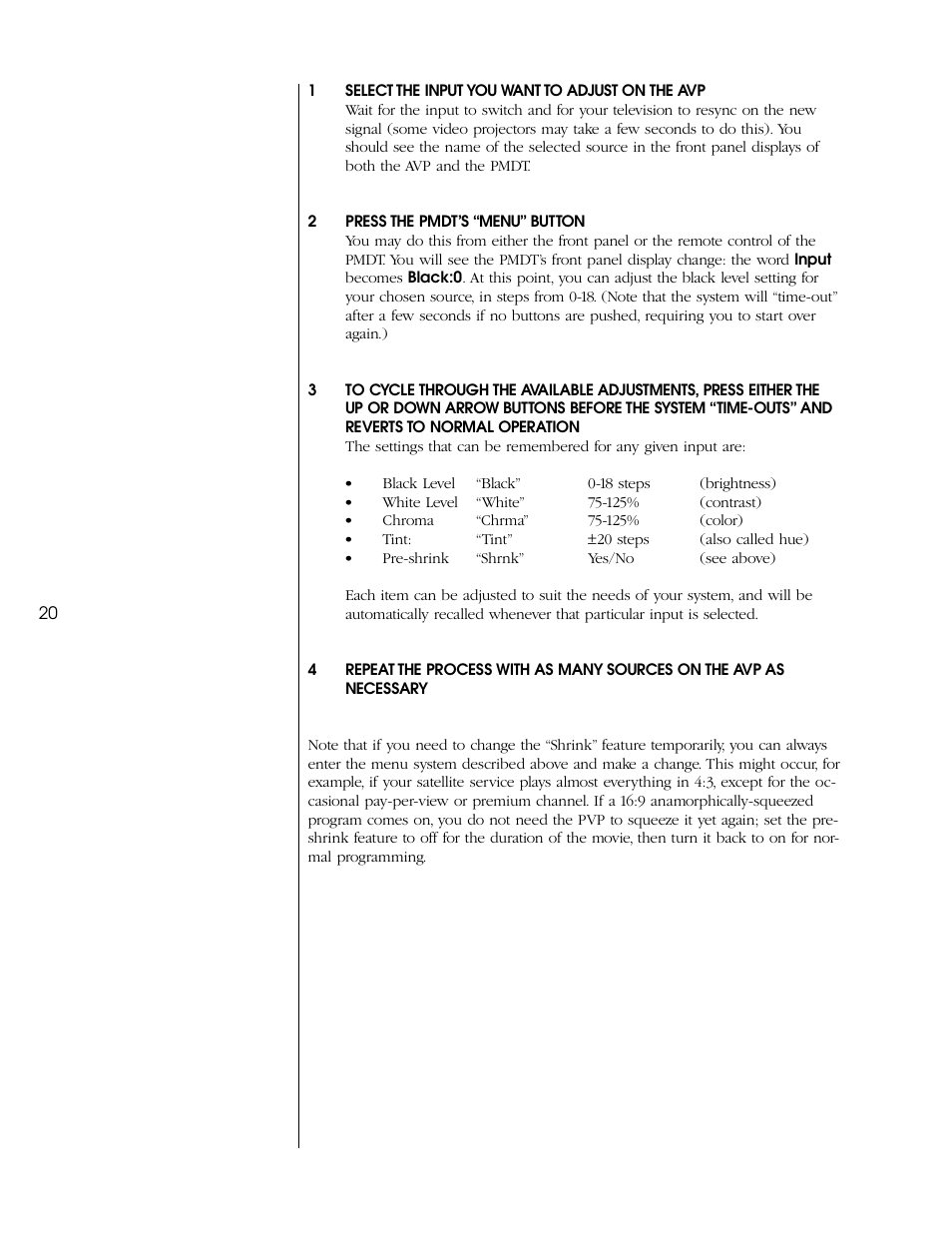 Proceed PVP User Manual | Page 20 / 26
