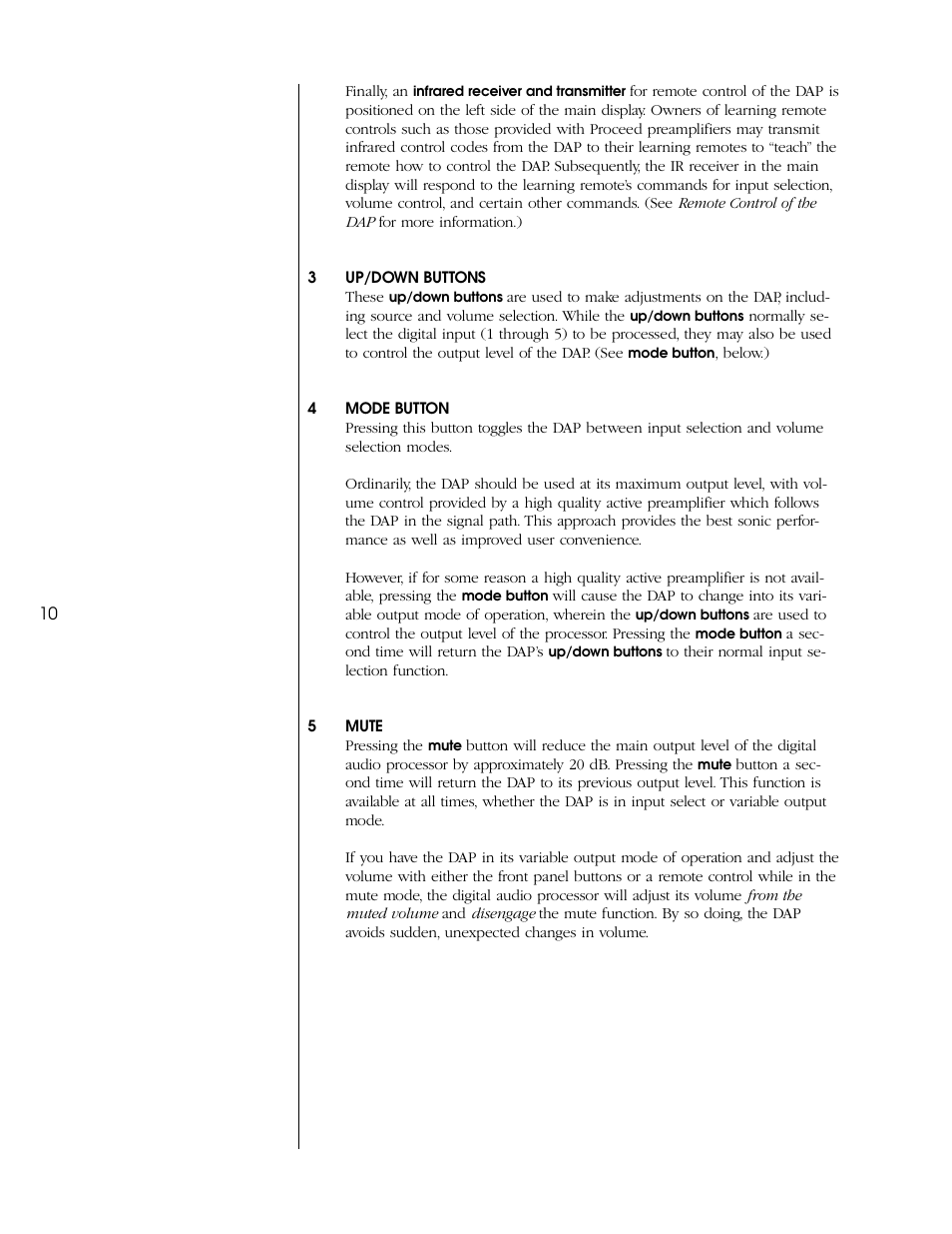 Proceed DAP (non-CE) User Manual | Page 10 / 28