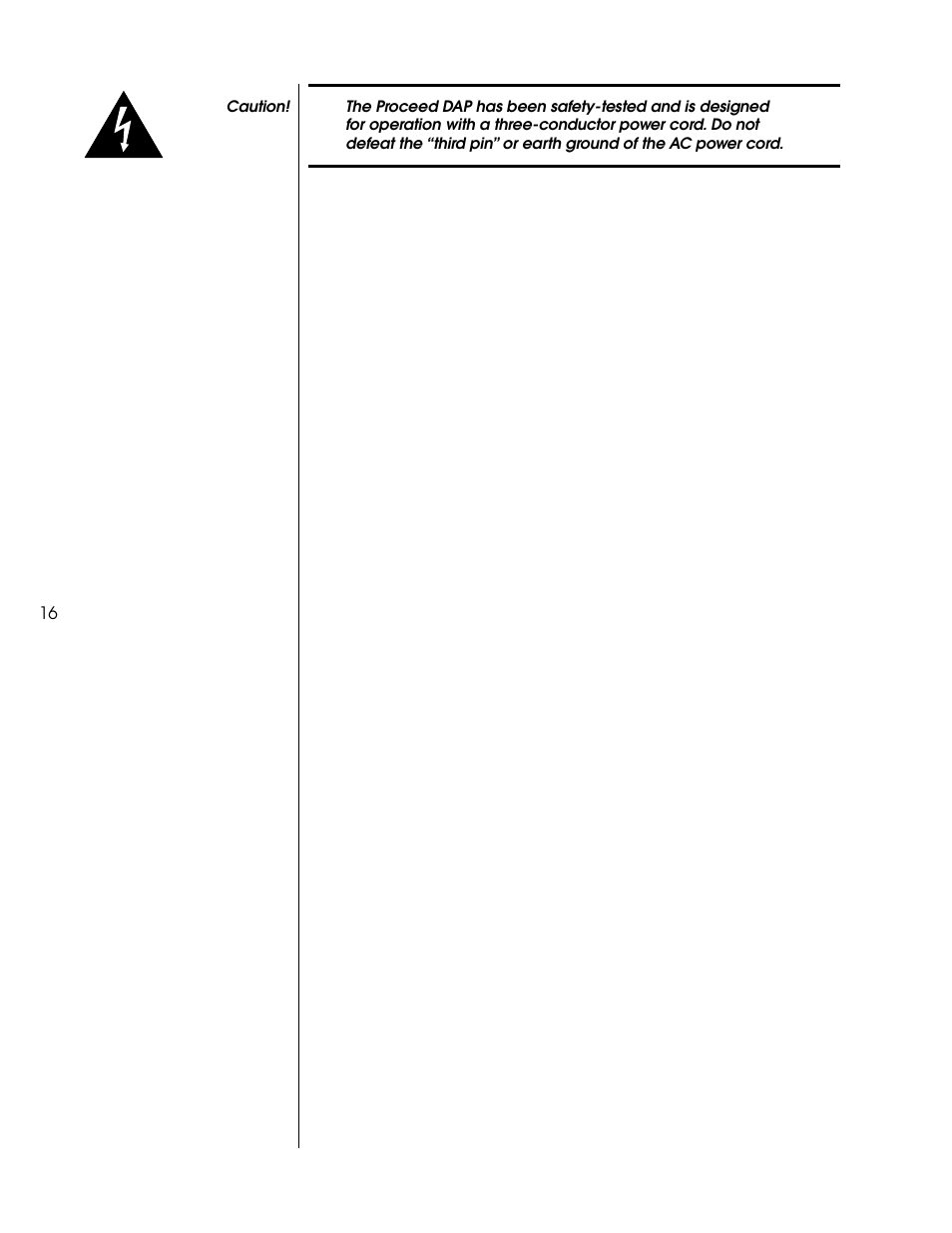 Proceed DAP (non-CE) User Manual | Page 16 / 28