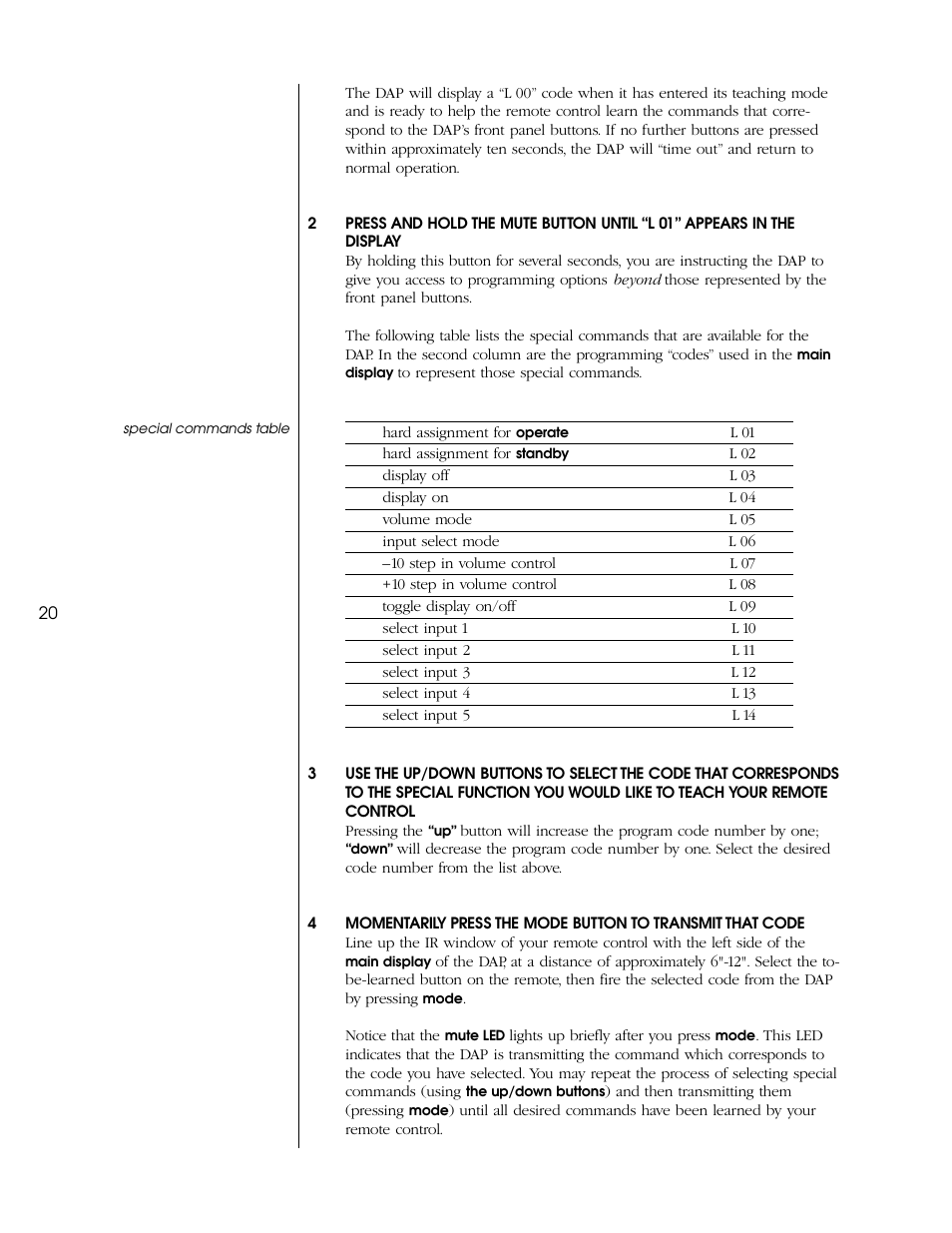 Proceed DAP (non-CE) User Manual | Page 20 / 28