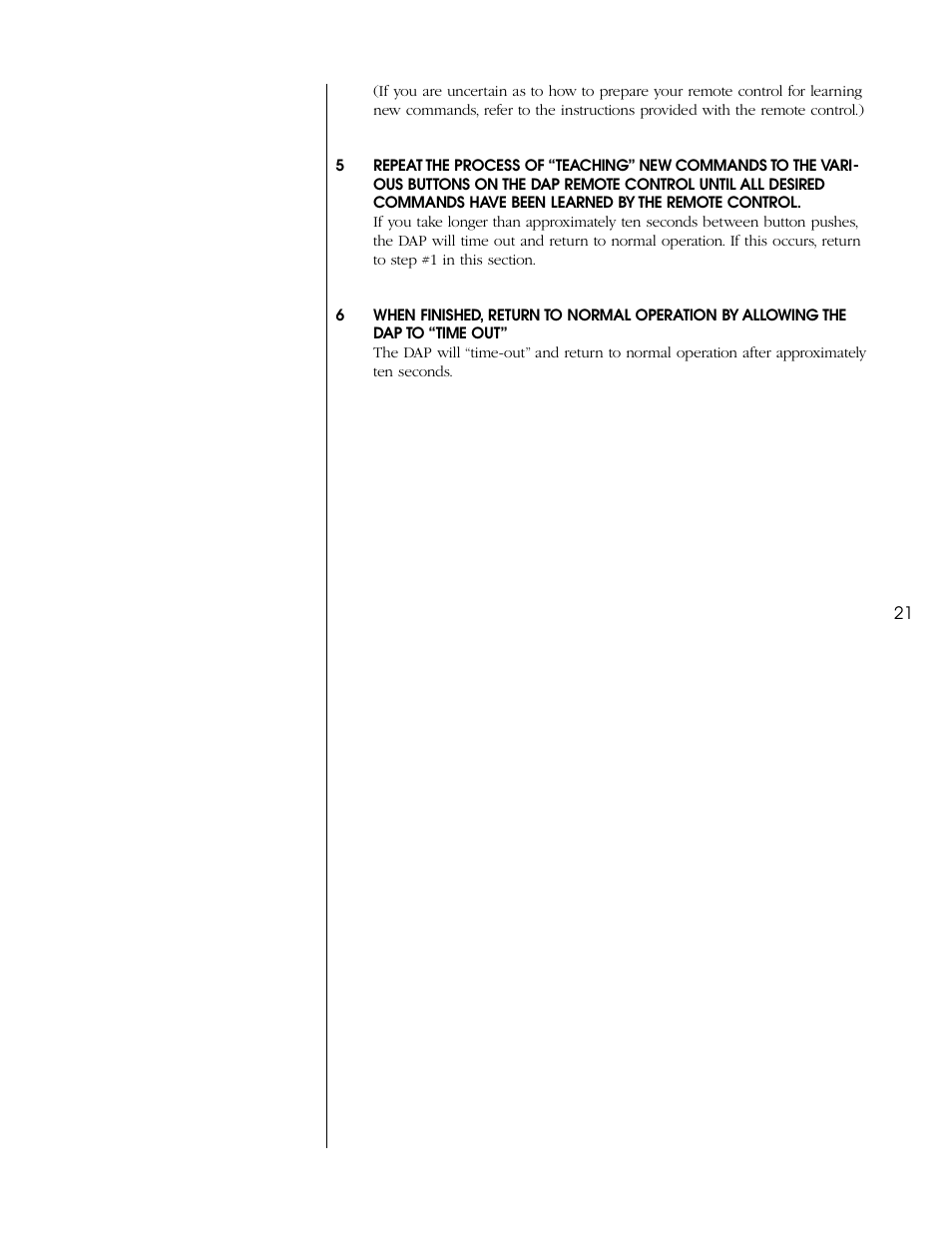Proceed DAP (non-CE) User Manual | Page 21 / 28