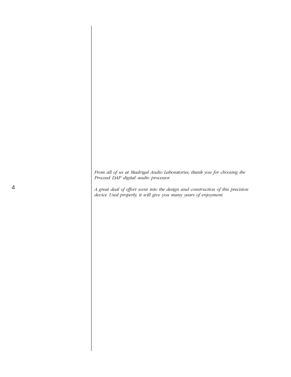 Proceed DAP (non-CE) User Manual | Page 4 / 28