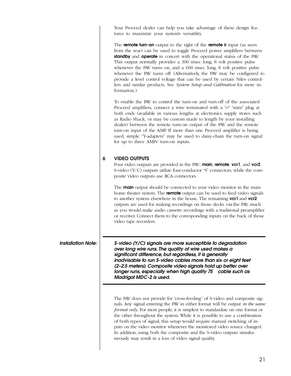 Proceed PAV User Manual | Page 21 / 80