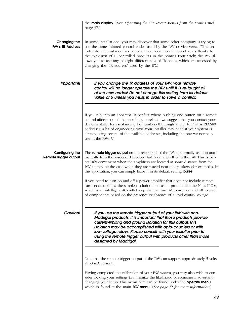 Proceed PAV User Manual | Page 49 / 80