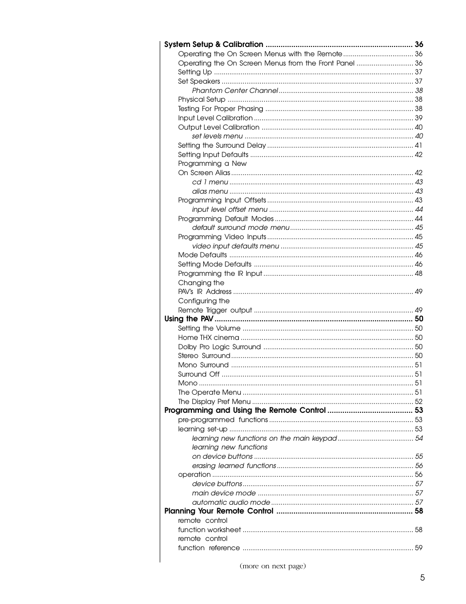 Proceed PAV User Manual | Page 5 / 80