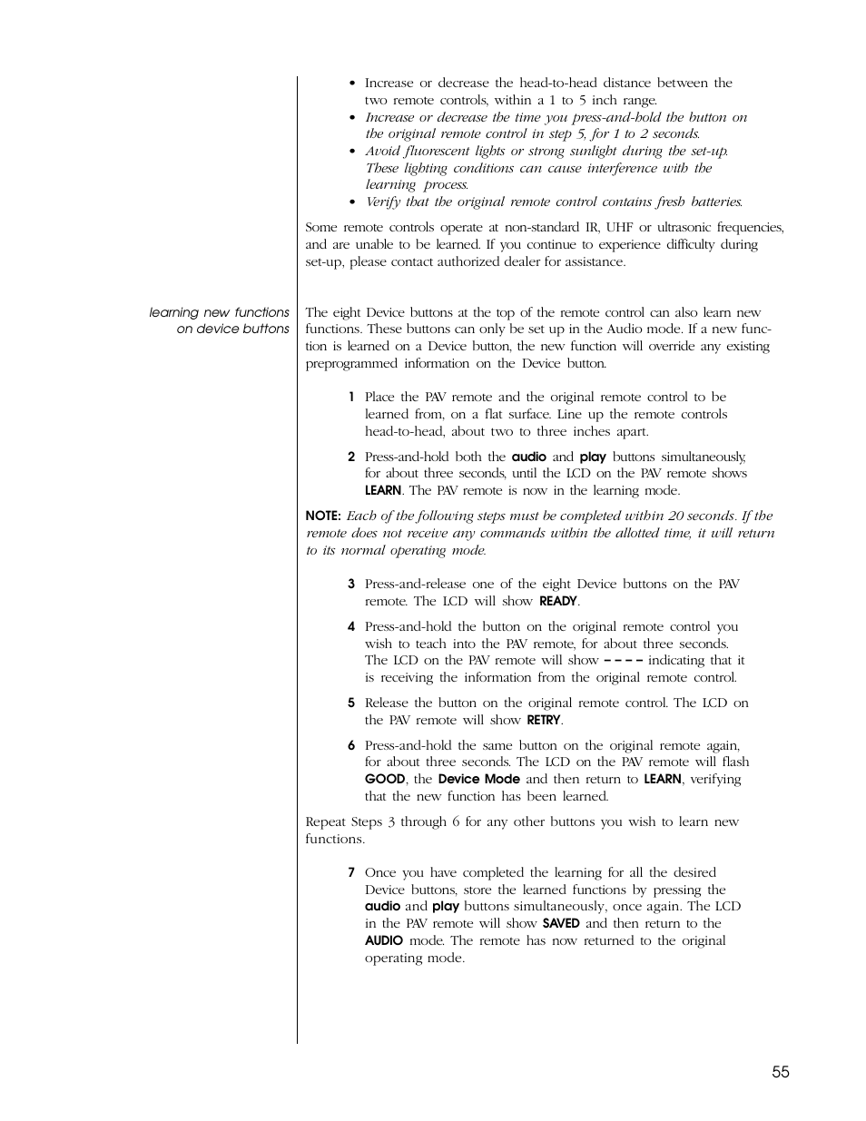 Proceed PAV User Manual | Page 55 / 80