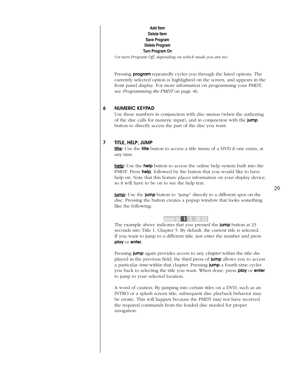 Proceed PMDT User Manual | Page 29 / 60