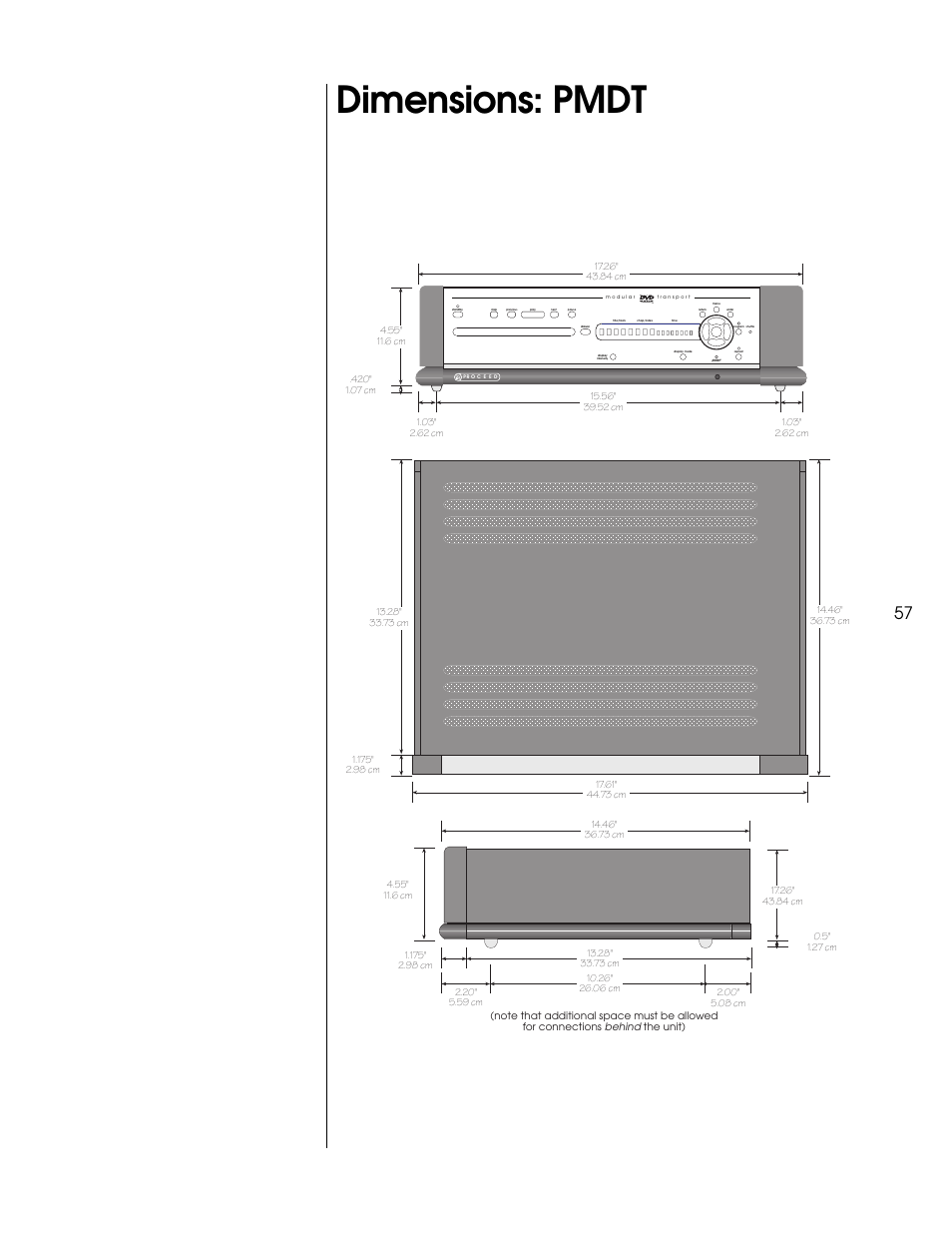Dimensions: pmdt | Proceed PMDT User Manual | Page 57 / 60