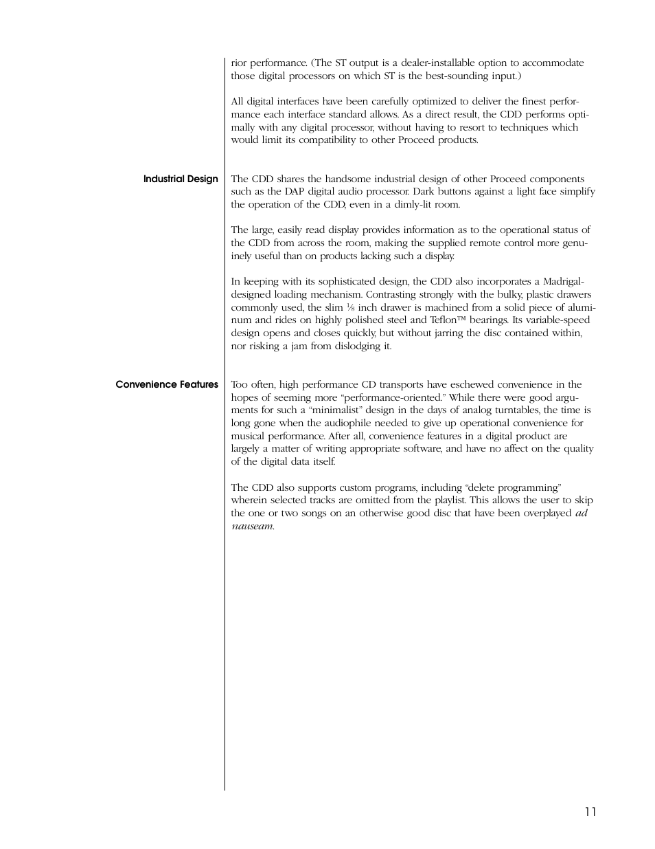 Proceed CDD User Manual | Page 11 / 40