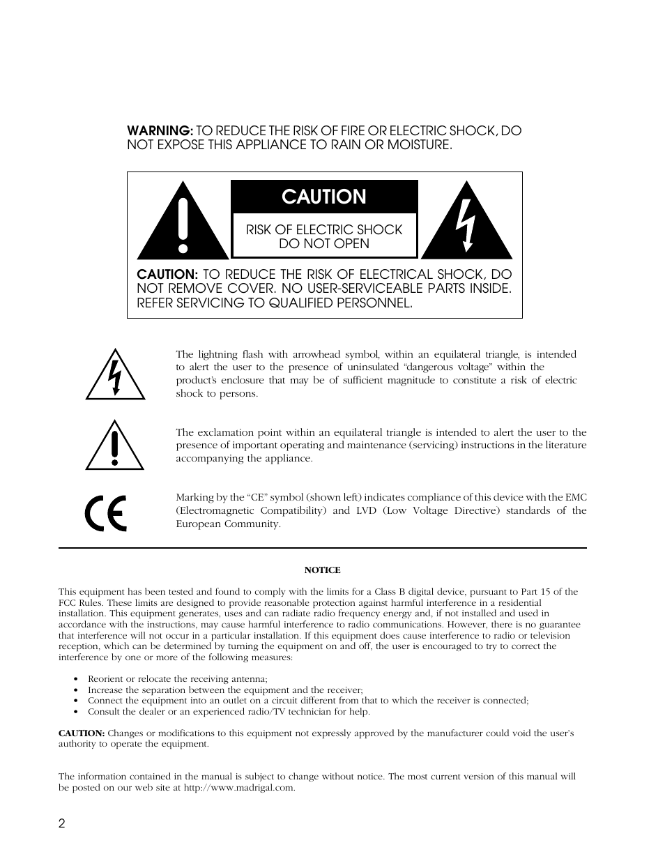 Caution | Proceed CDD User Manual | Page 2 / 40