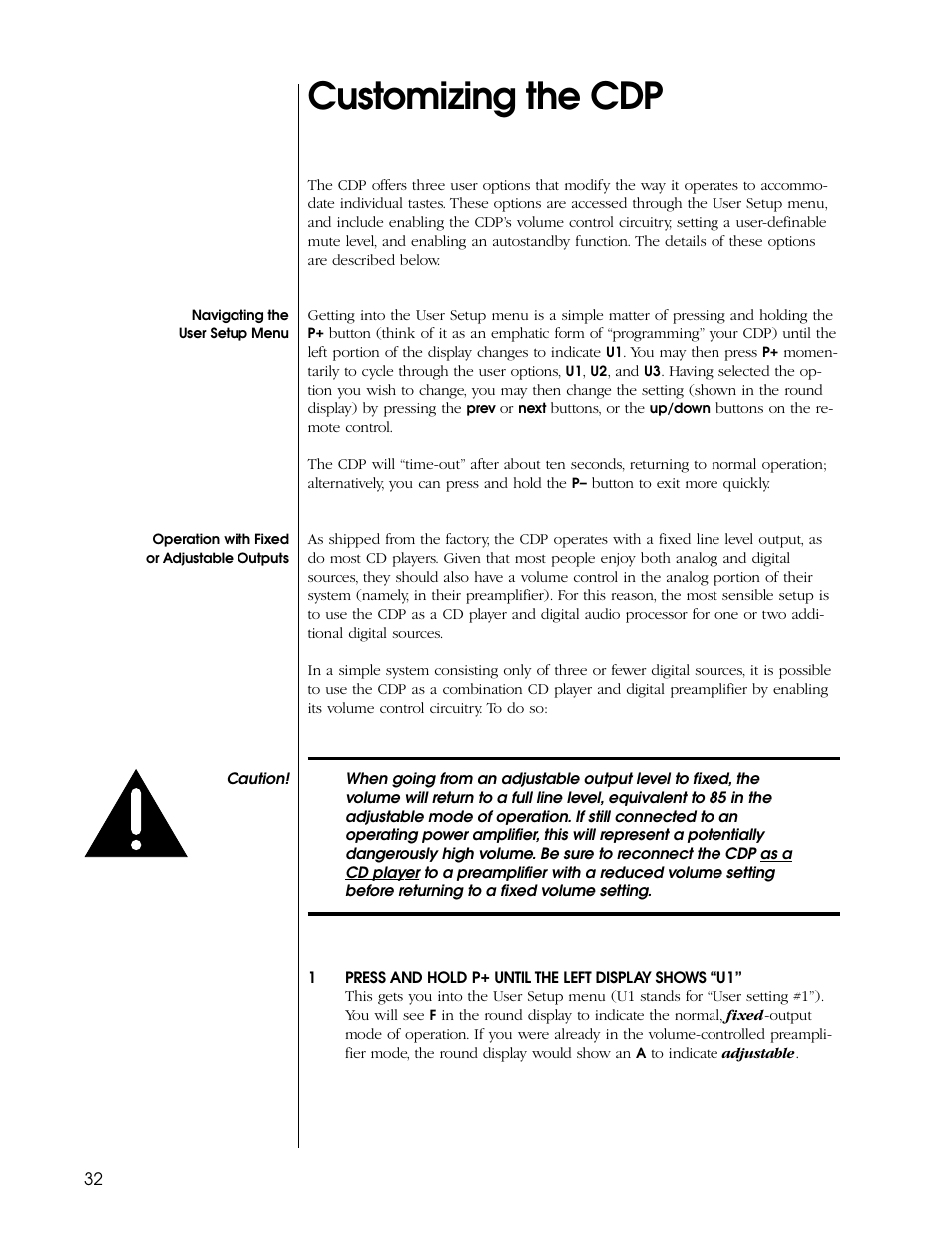 Customizing the cdp | Proceed CDP User Manual | Page 32 / 46