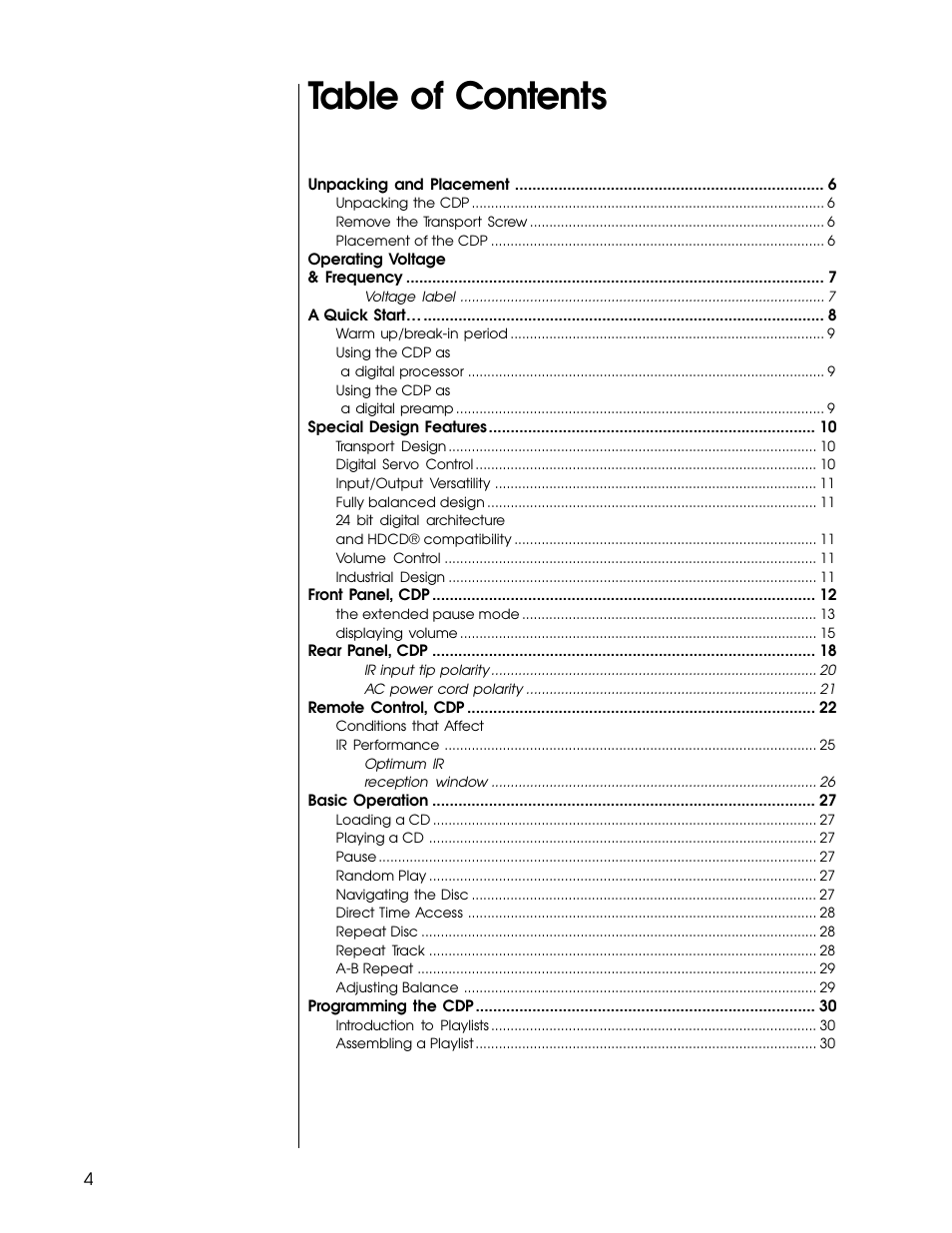 Proceed CDP User Manual | Page 4 / 46