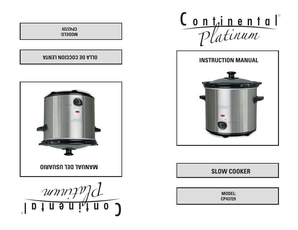 Continental CP43729 User Manual | 4 pages