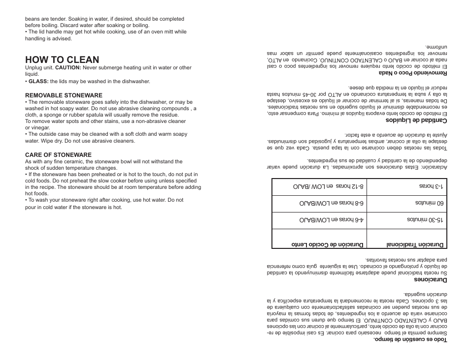 How to clean | Continental CP43729 User Manual | Page 4 / 4
