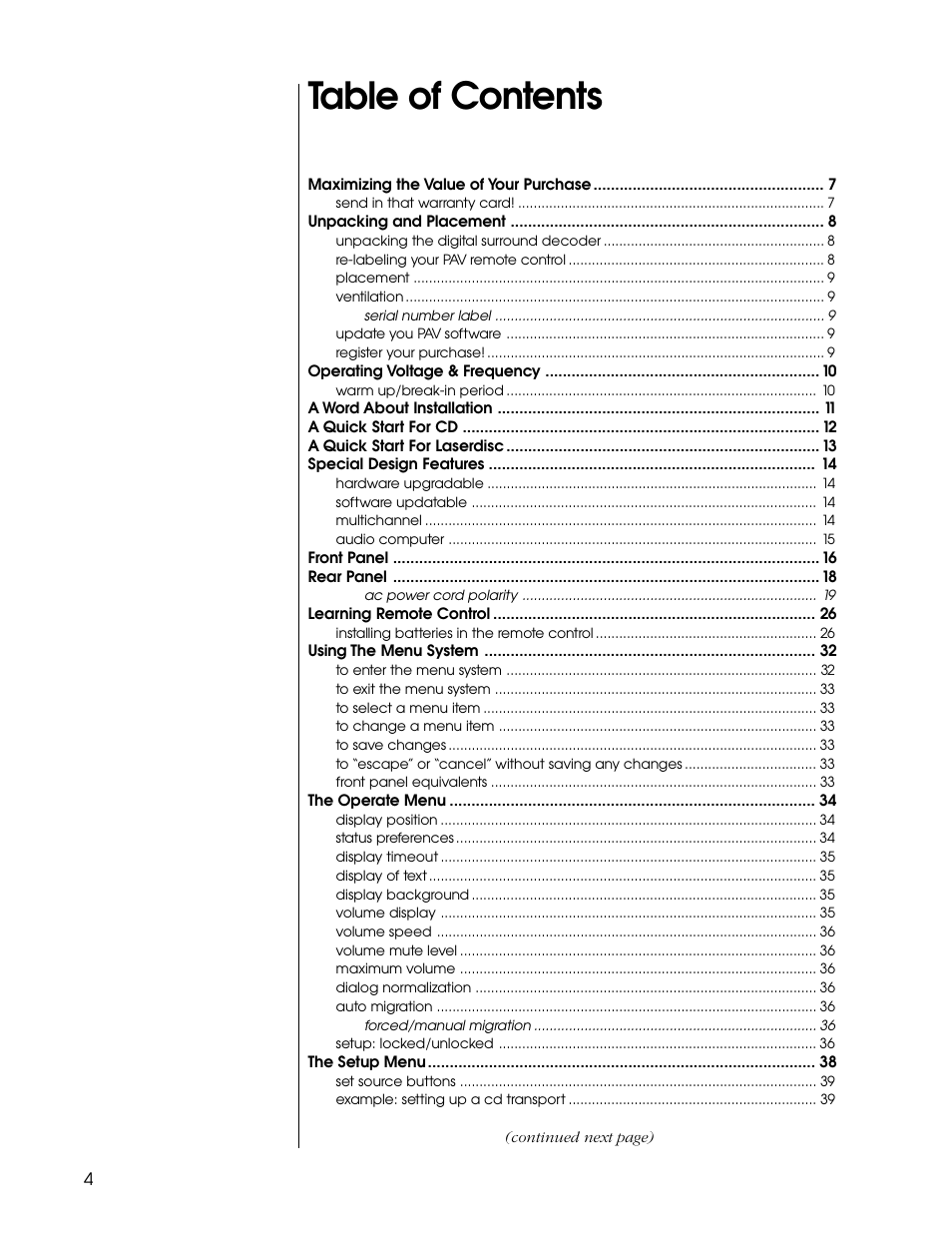 Proceed PDSD User Manual | Page 4 / 92