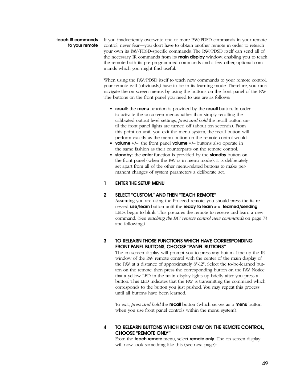 Proceed PDSD User Manual | Page 49 / 92