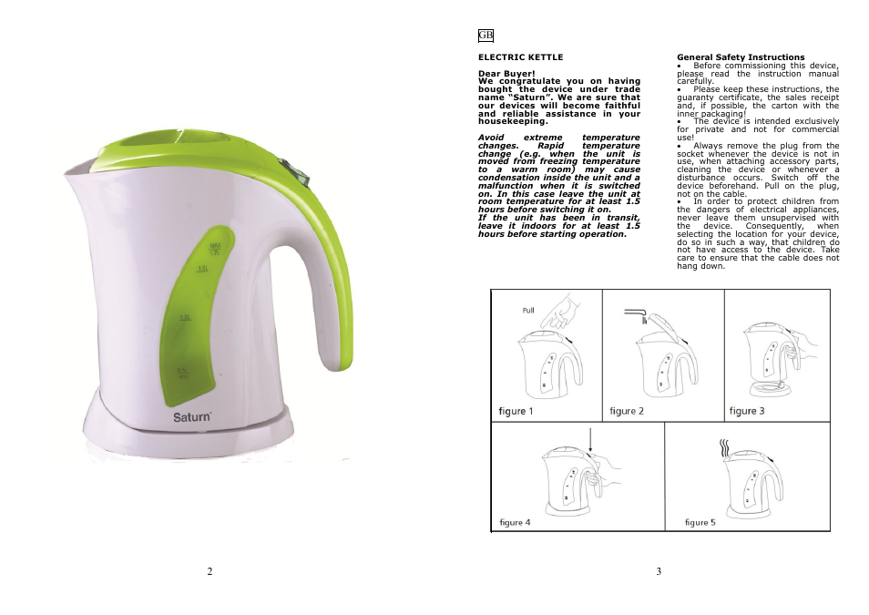 Saturn ST-EK0002 User Manual | Page 2 / 15