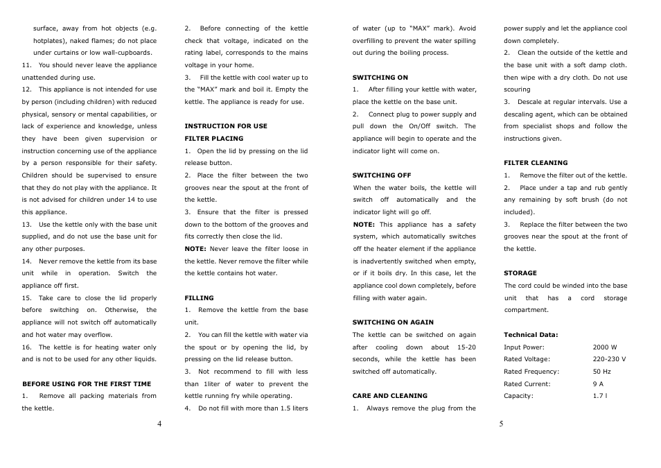 Saturn ST-EK8008 Dewberries User Manual | Page 3 / 22