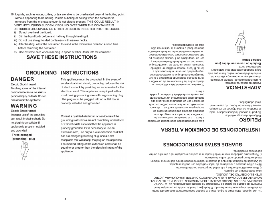 Advertencia | Continental CP41079 User Manual | Page 4 / 20