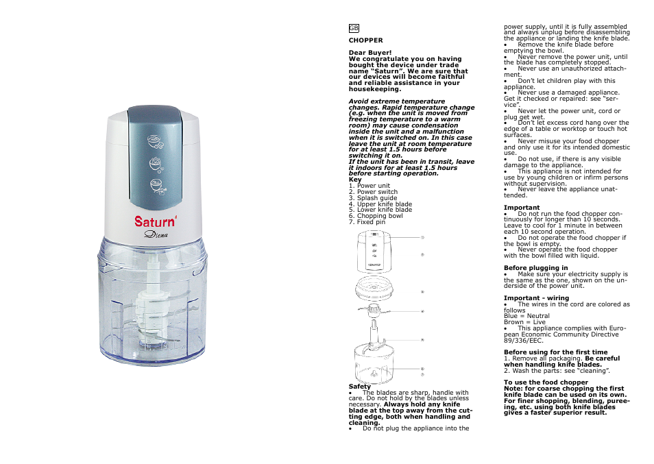 Saturn ST-FP9092 User Manual | Page 2 / 16