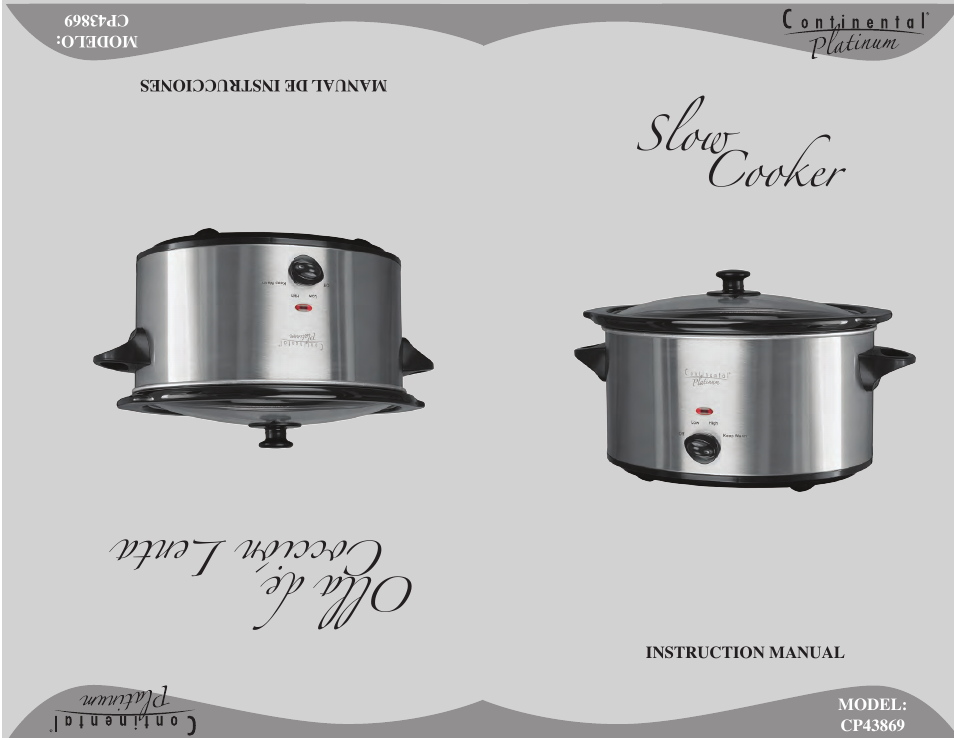 Continental CP43869 User Manual | 6 pages