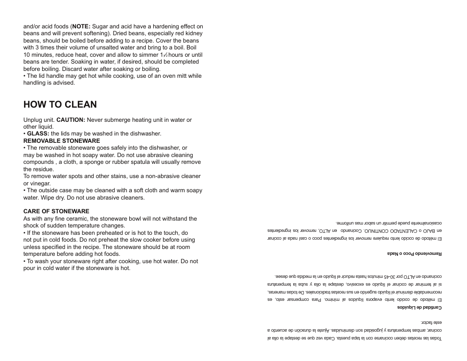 How to clean | Continental CP43869 User Manual | Page 6 / 6