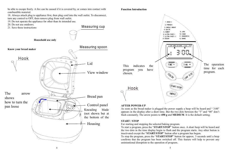 Housing measuring cup measuring spoon | Saturn ST-EC7773 Elara User Manual | Page 3 / 25