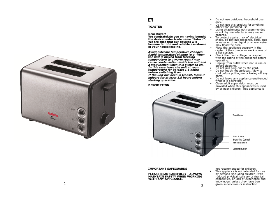 Saturn ST-EC0146 User Manual | Page 2 / 15