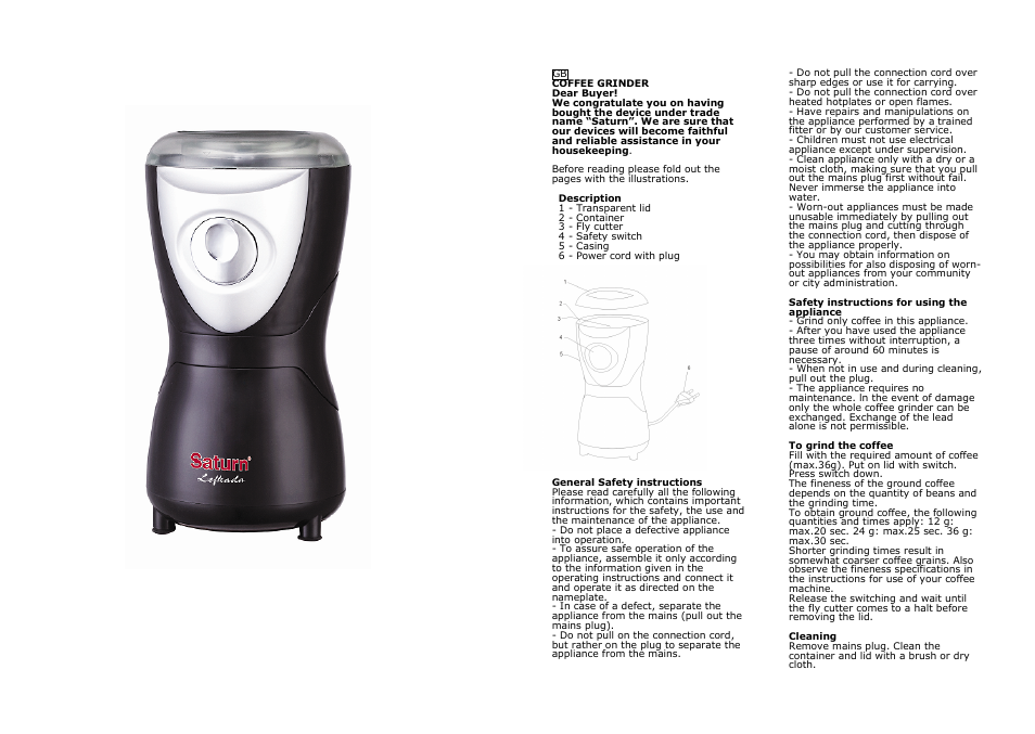 Saturn ST-CM1031 User Manual | Page 2 / 14