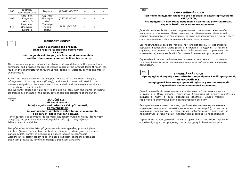 Saturn ST-EC1167 User Manual | Page 12 / 14