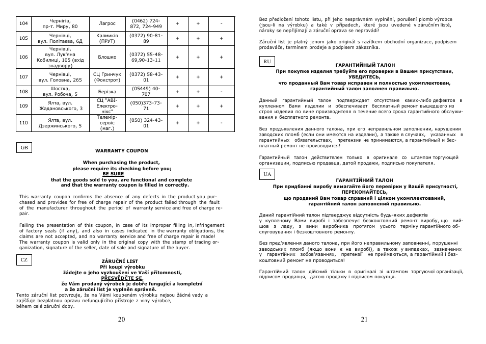 Saturn ST-EC1166 User Manual | Page 11 / 13