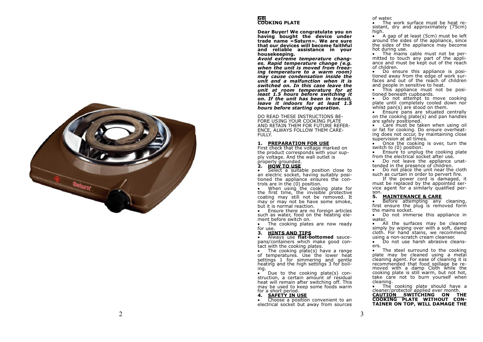 Saturn ST-EC1166 User Manual | Page 2 / 13