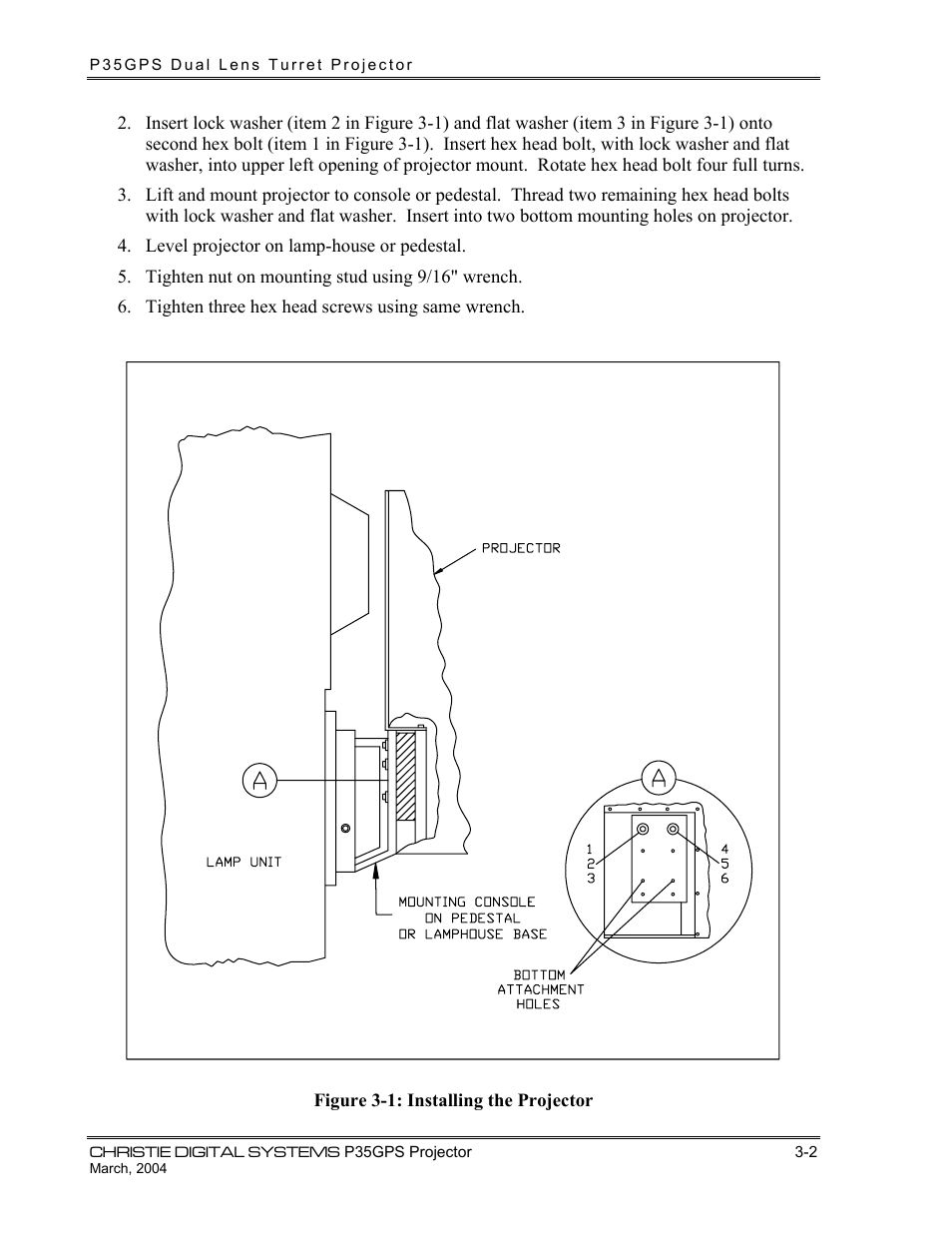 Christie Digital Systems P35GPS-MT User Manual | Page 17 / 85