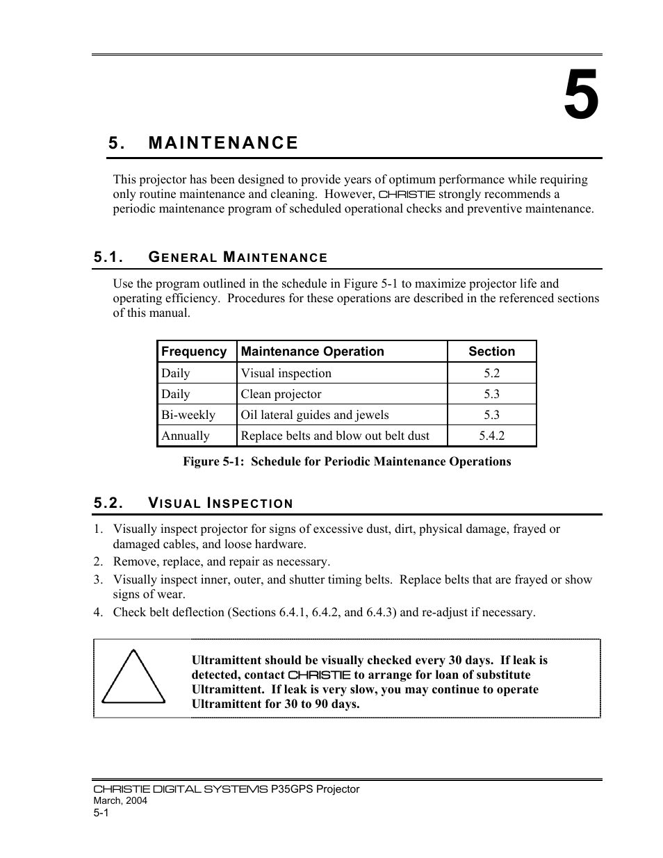 Christie Digital Systems P35GPS-MT User Manual | Page 26 / 85