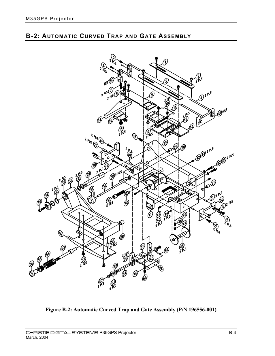 Christie Digital Systems P35GPS-MT User Manual | Page 55 / 85