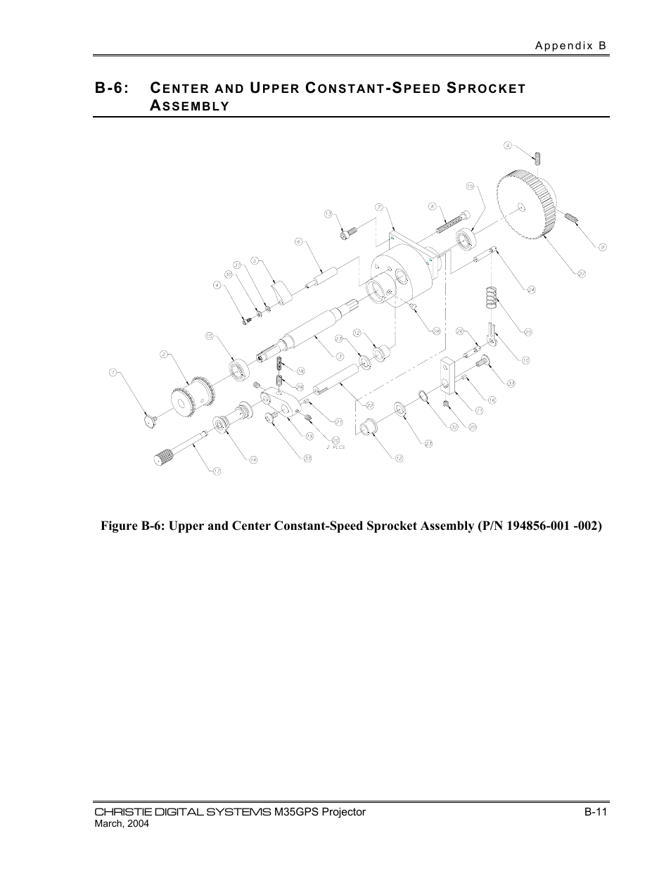 Christie Digital Systems P35GPS-MT User Manual | Page 62 / 85