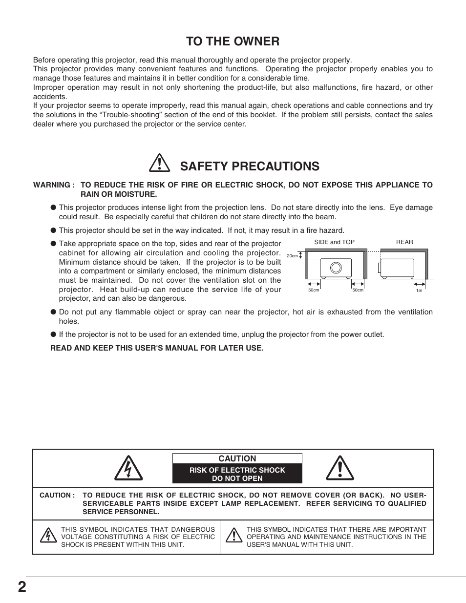 Christie Digital Systems 38-VIV210-01 User Manual | Page 2 / 44