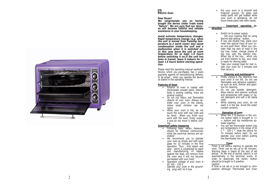 Saturn ST-EC1077 User Manual | Page 2 / 14