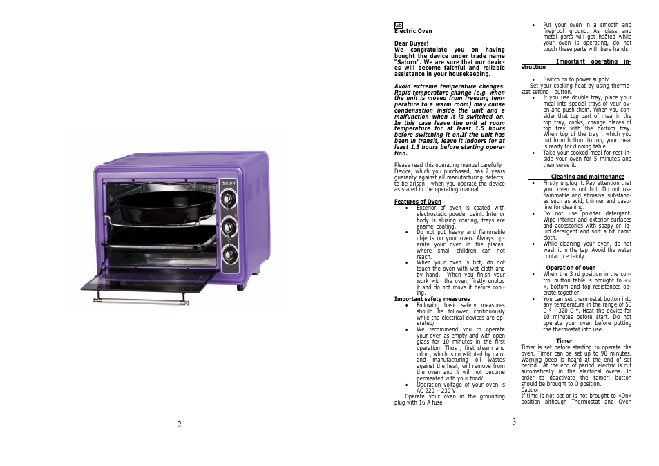 Saturn ST-EC1075 User Manual | Page 2 / 15