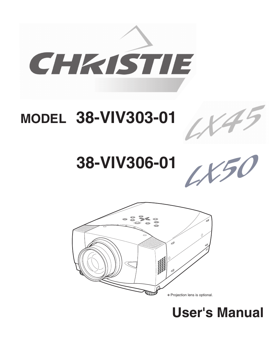 Christie Digital Systems 3308-VIV303-01 User Manual | 56 pages