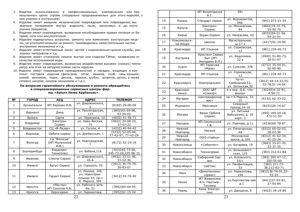 Saturn ST-VC7273 Pharos User Manual | Page 12 / 19