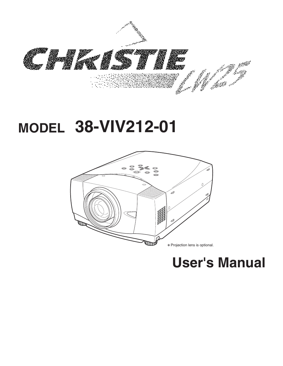 Christie Digital Systems 38-VIV212 User Manual | 44 pages