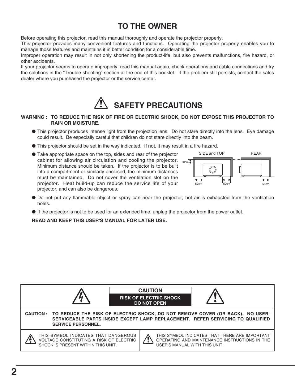 Christie Digital Systems 38-VIV212 User Manual | Page 2 / 44