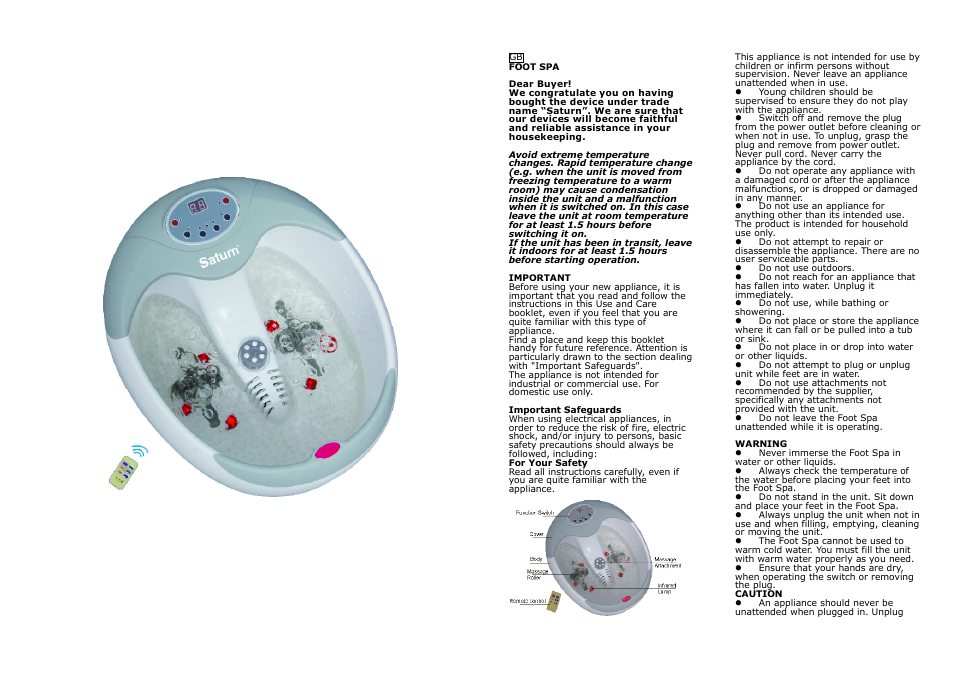 Saturn ST-BC7308 User Manual | Page 2 / 15