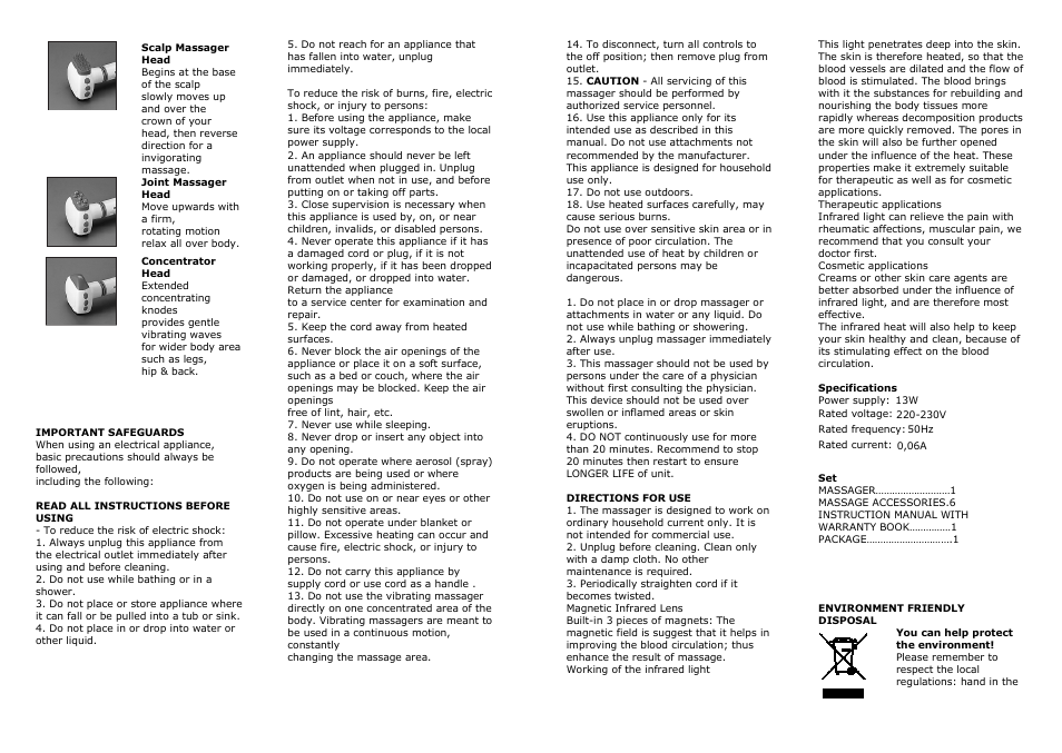 Saturn ST-BC1304 User Manual | Page 3 / 18