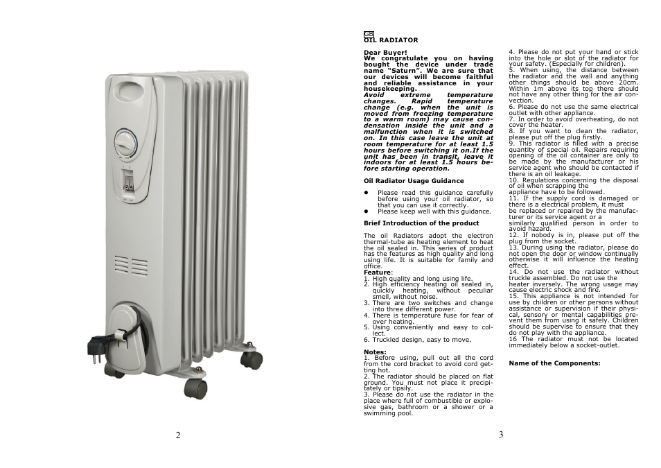 Saturn ST-OH1257 User Manual | Page 2 / 14