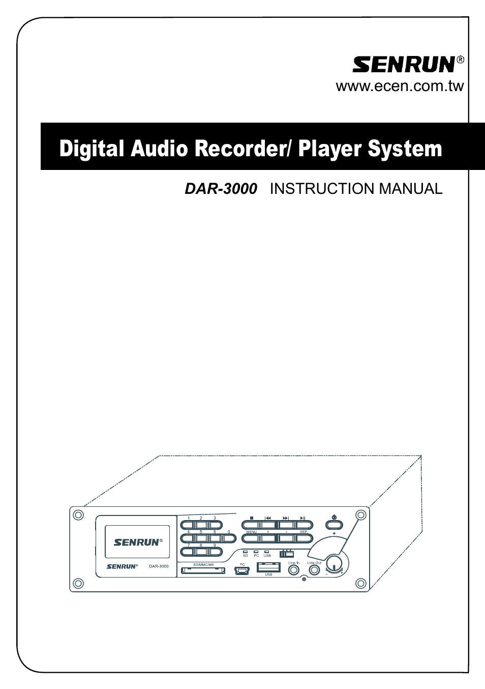 SENRUN DAR-3000 User Manual | 10 pages