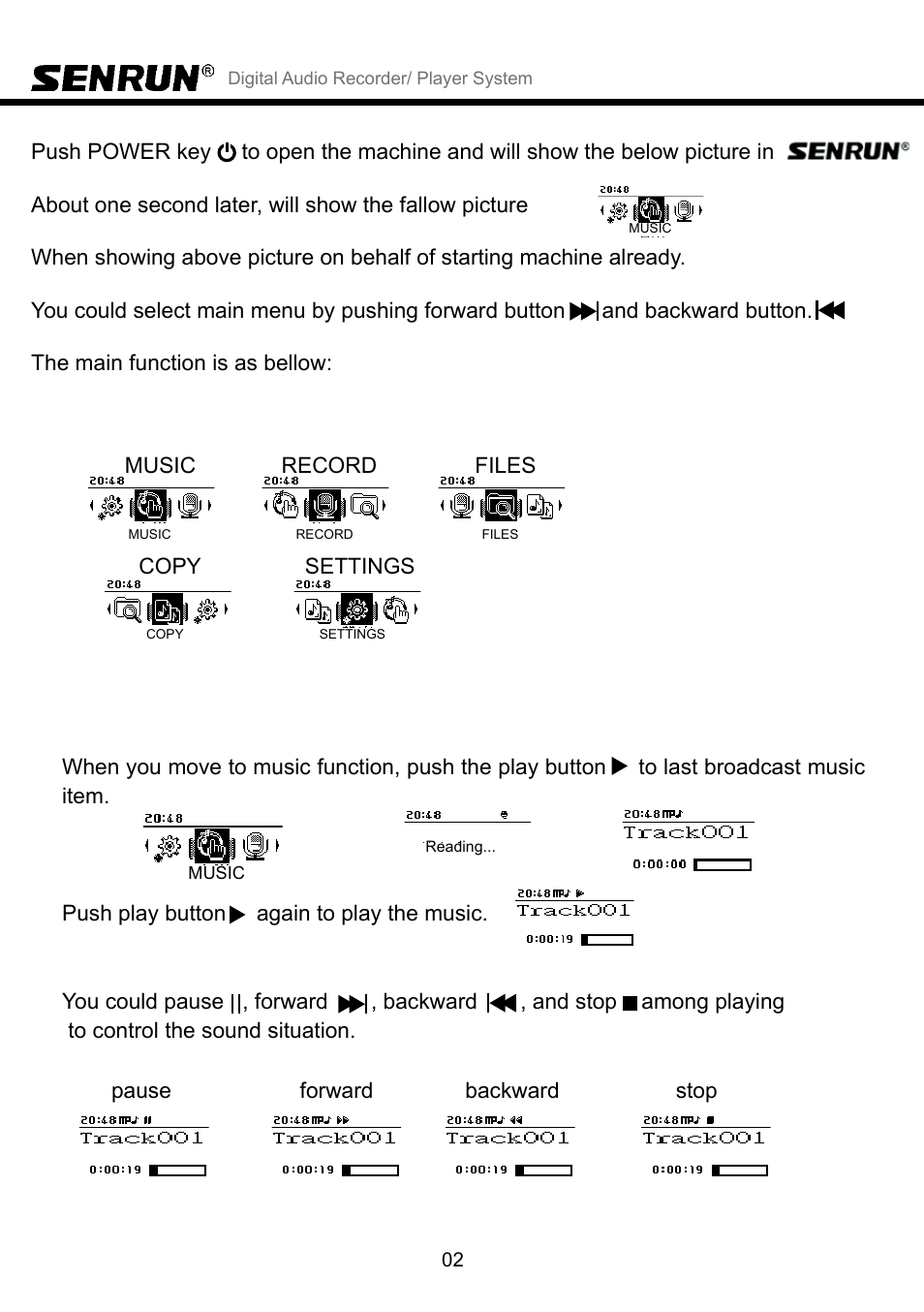 SENRUN DAR-3000 User Manual | Page 3 / 10