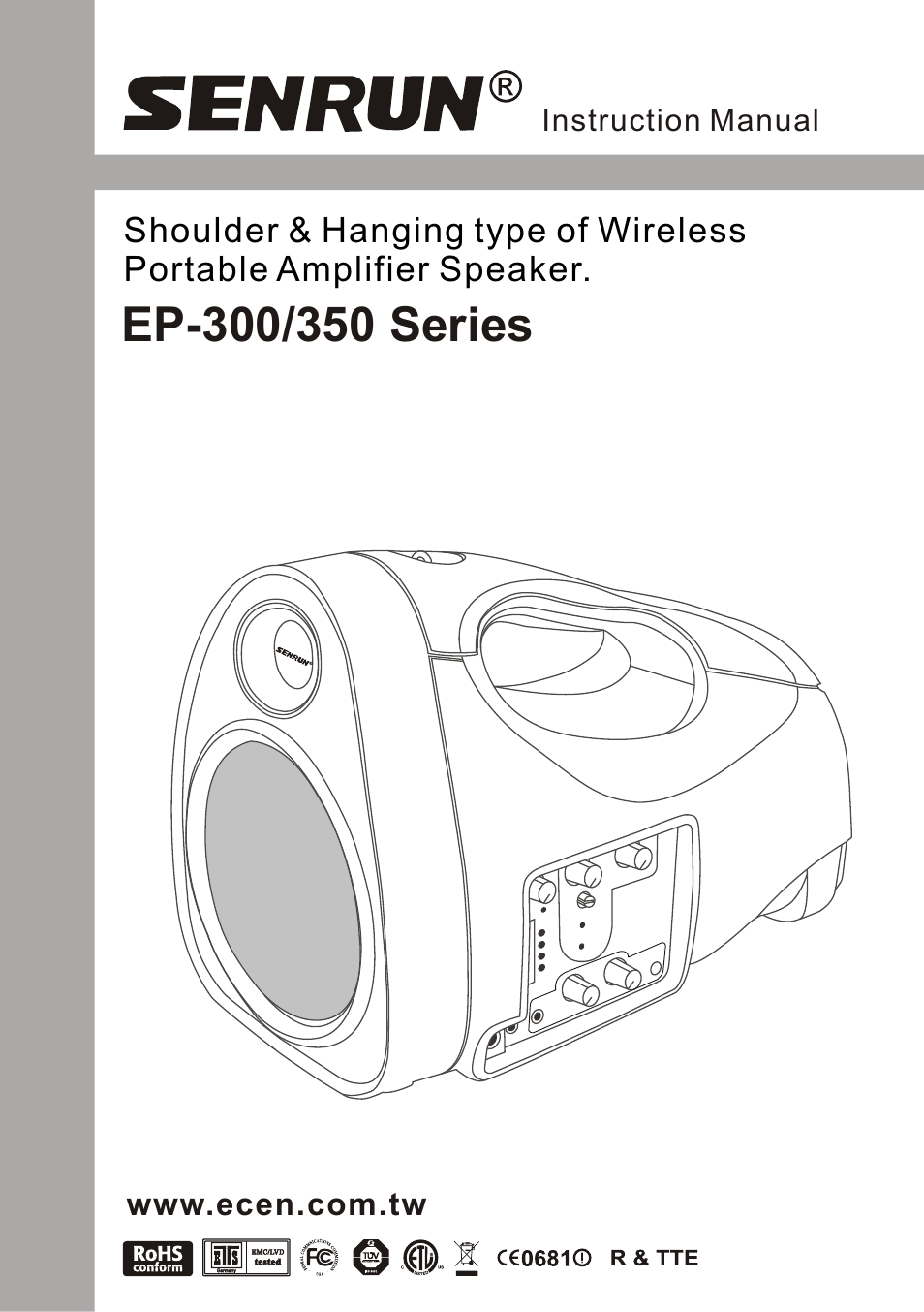 SENRUN EP-300-350 User Manual | 12 pages
